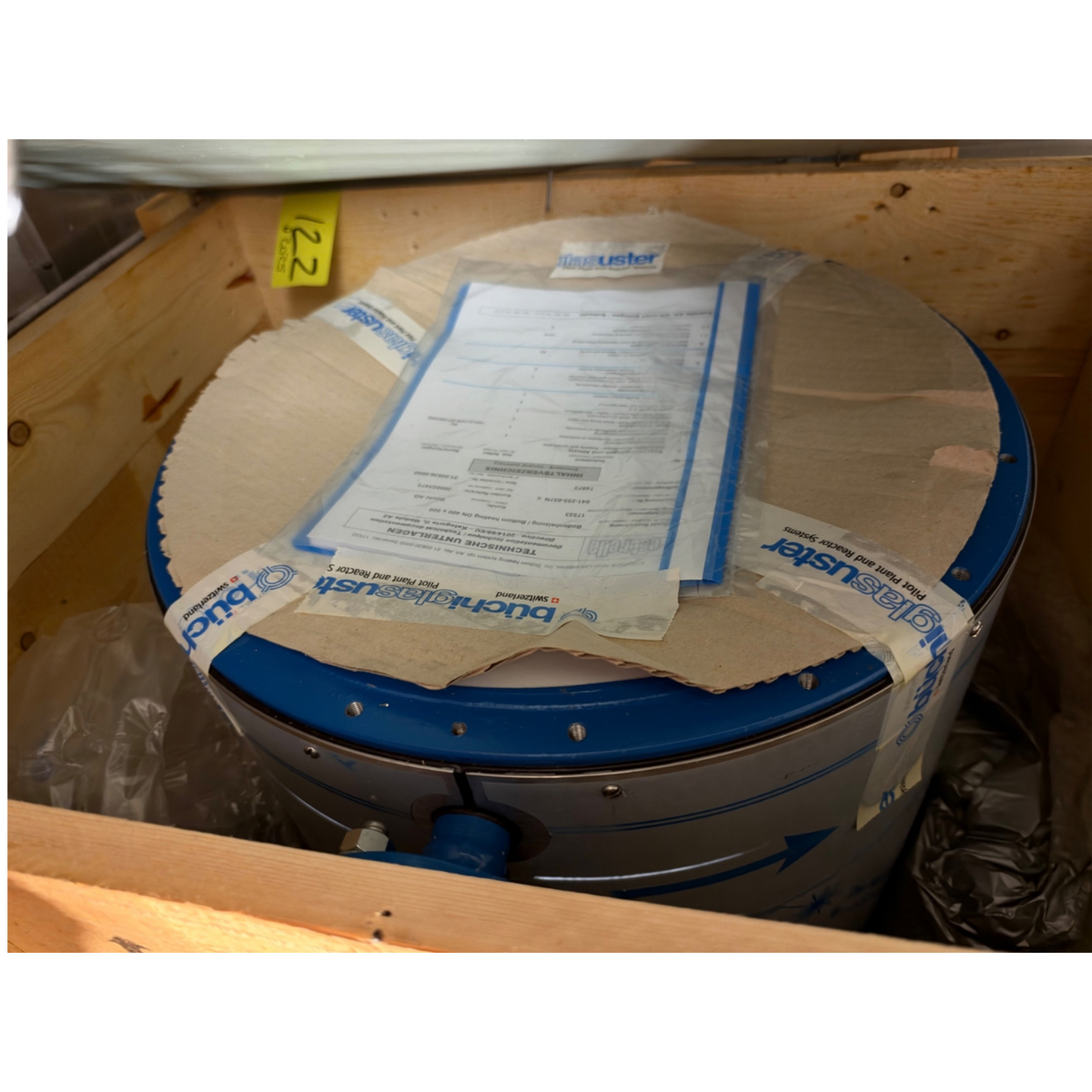 Buchi Glas Uster Estrella 17533 Bottom Heating Pilot Plant Reactor DN 400x600