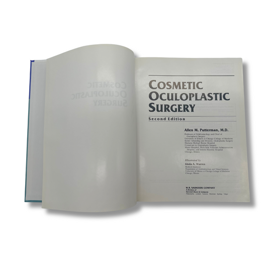 Cosmetic Oculoplastic Surgery Second Edition Hardcover Textbook