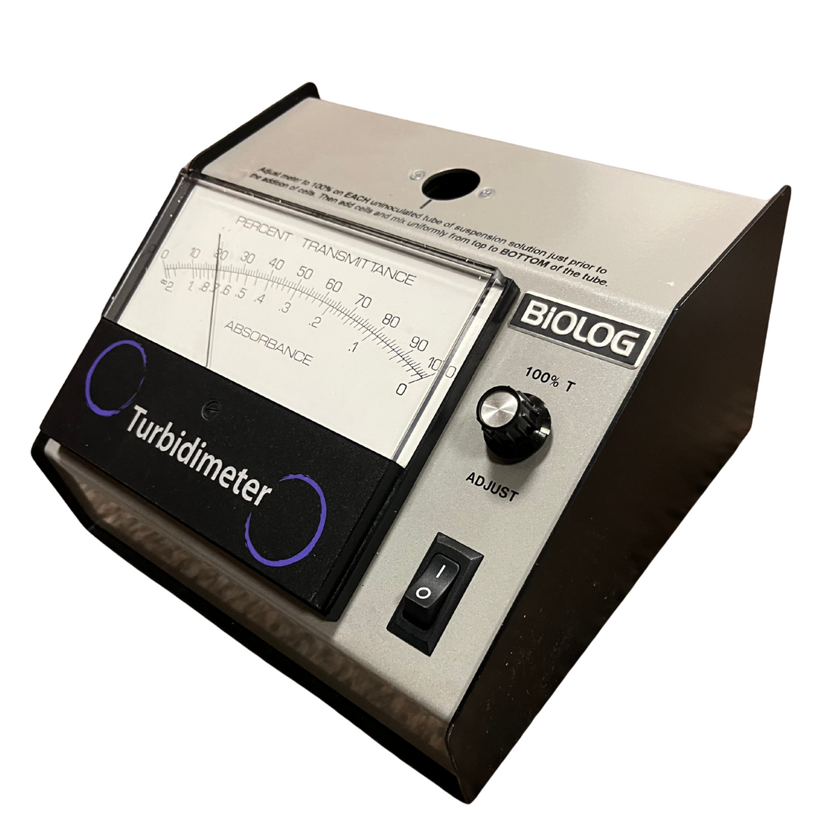 Biolog Turbidimeter Model 21907 Analog Transmittance Absorbance Lab Meter