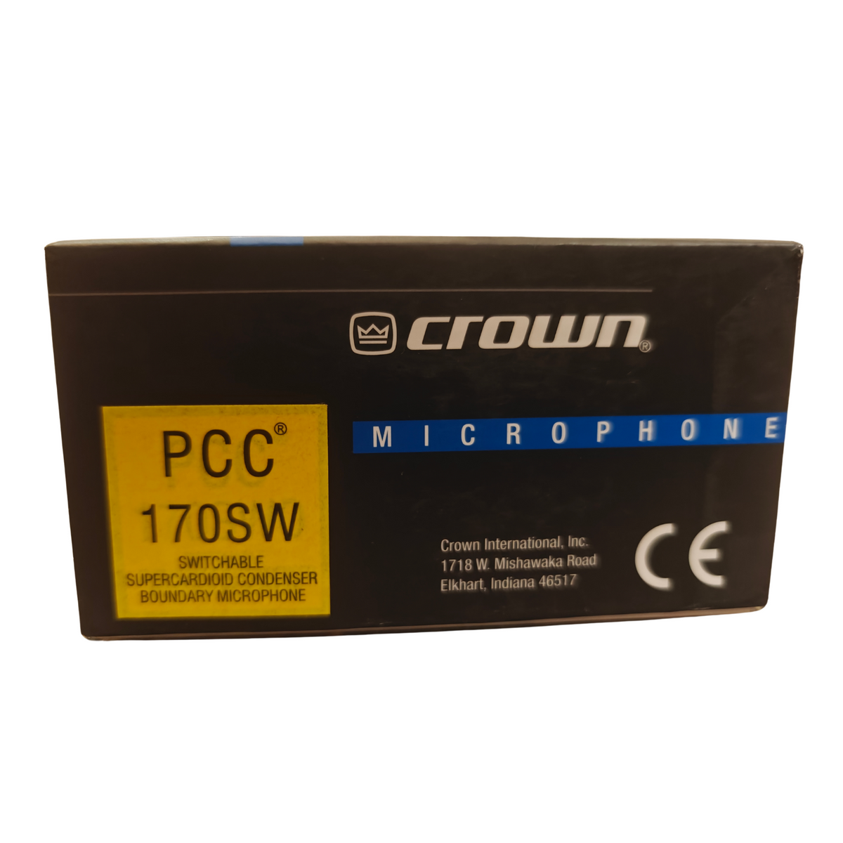Crown PCC170SW Switchable Supercardioid Condenser Boundary Microphone - NEW