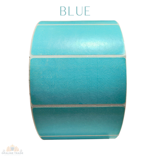 4x2" Thermal Labels, 3" Core: Blue/Pink/Yellow/Green, Pick Color, 3000-Roll