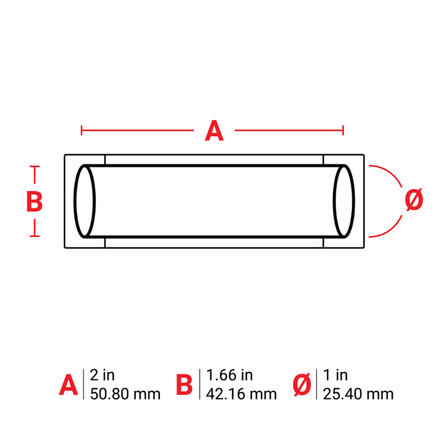 Brady PS-1000-2-YL Yellow PermaSleeve Polyolefin Wire Marking Sleeves 2" x 1.66"