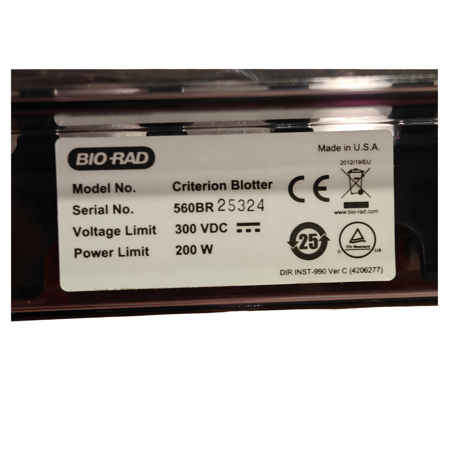 Bio-Rad 560BR Criterion Blotter 300VDC Blot Transfer Electrophoresis Cell | NEW