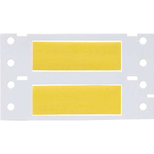 Brady PS-375-2-YL 2"x0.375" PermaSleeve Heat Shrink Wire and Cable Labels Yellow