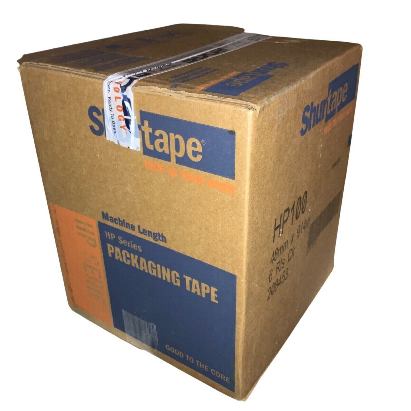 Industrial Hot Melt Carton Sealing Tape 48mmx914m - 2 Rolls, Superior Hold, NEW