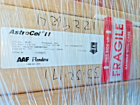 AAF Flanders 905-252-817 AstroCel II HEPA Air Filter 21.75" x 44" x 3.87" | NEW