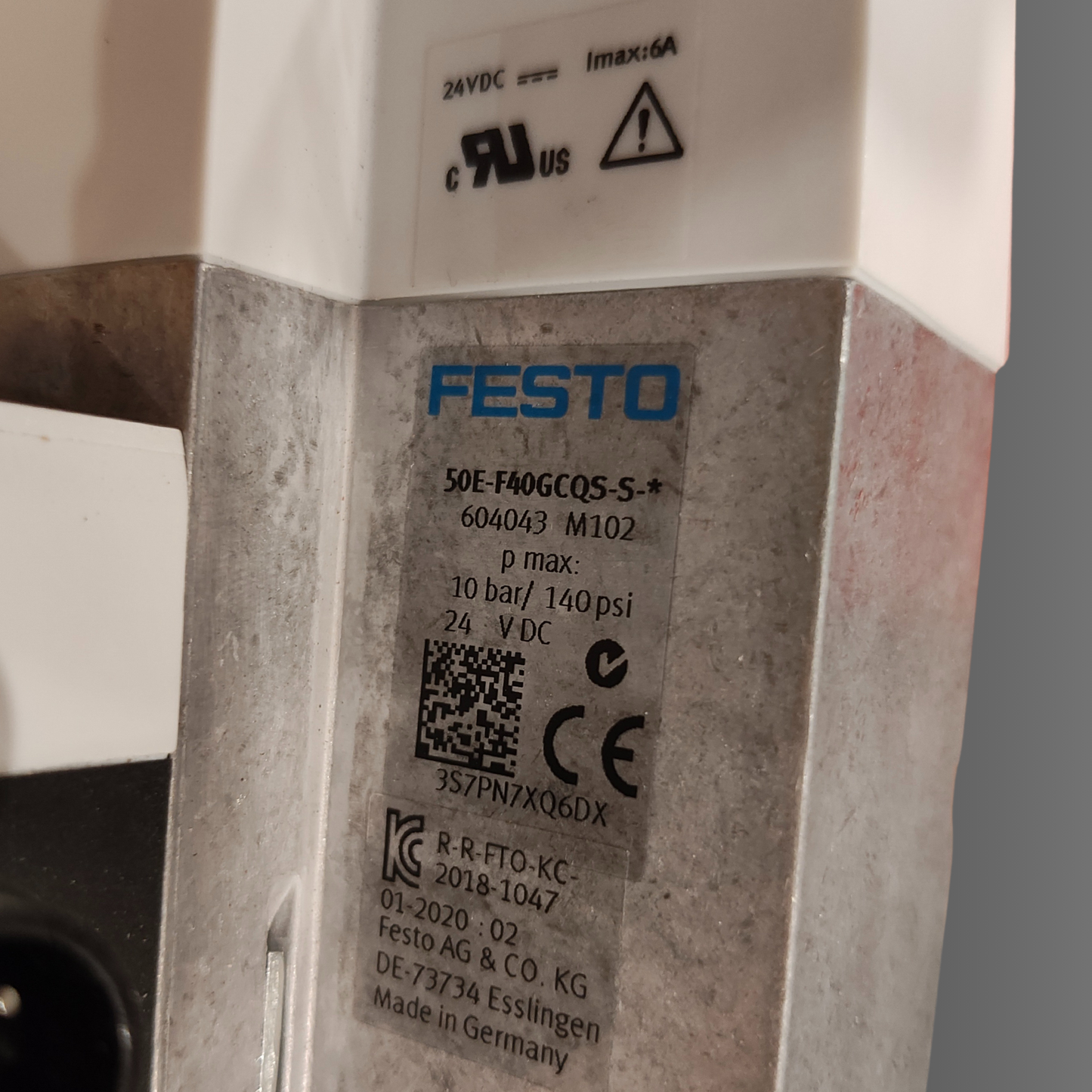 Festo CPX-FB40 Bus Node & VABA-S6-1-X1 Interface w/ Interlink Block & End Plate