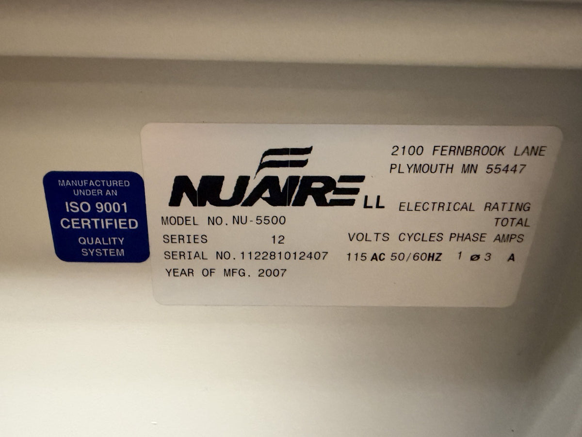 NuAire DH Autoflow NU-5500 CO2 Air-Jacketed Lab Incubator HEPA - TESTED
