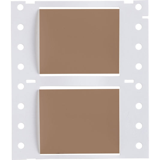 Brady PS-1000-2-BR 2"x1" PermaSleeve Heat Shrink Wire and Cable Labels Brown