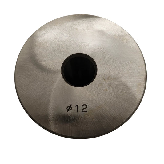 Top view showing 12mm inner diameter of CNC boring bar sleeve bushing