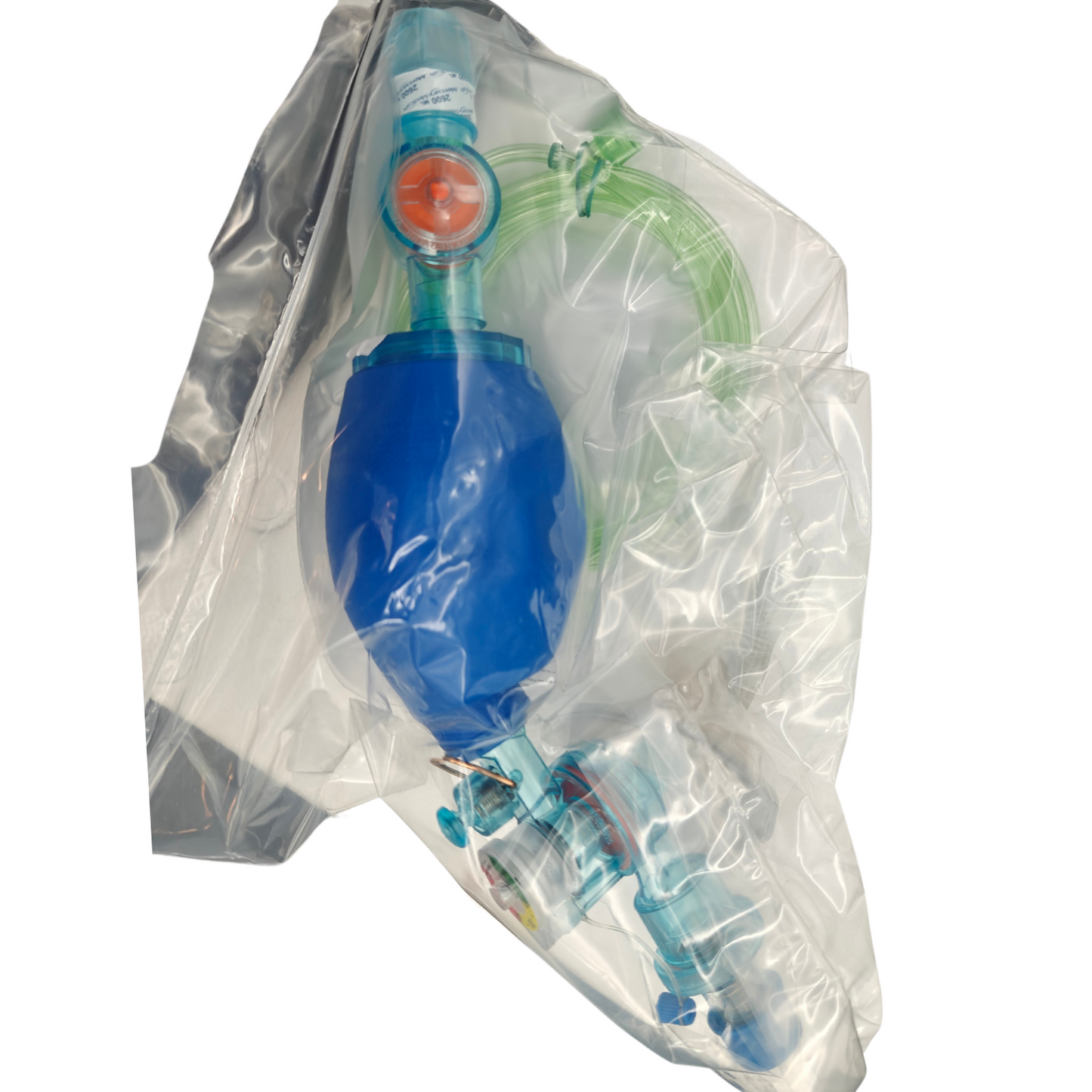 Mercury Medical 6 Pack Disposable Child CPR Bags w/ Manometer & Hyperinflation System