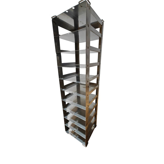 2 inch square box rack for MVE Cryosystem 6000 LN2 freezer holds 10 boxes