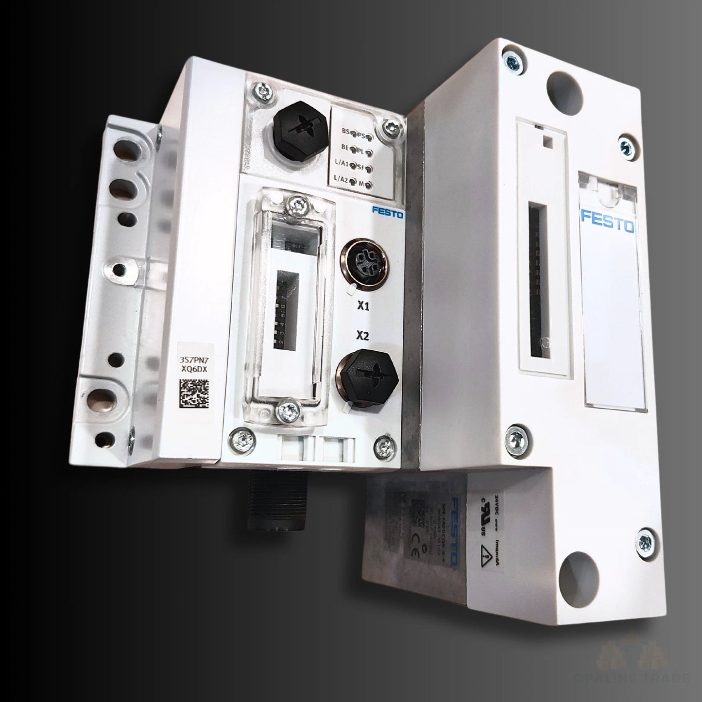 Festo CPX-FB40 Bus Node & VABA-S6-1-X1 Interface w/ Interlink Block & End Plate