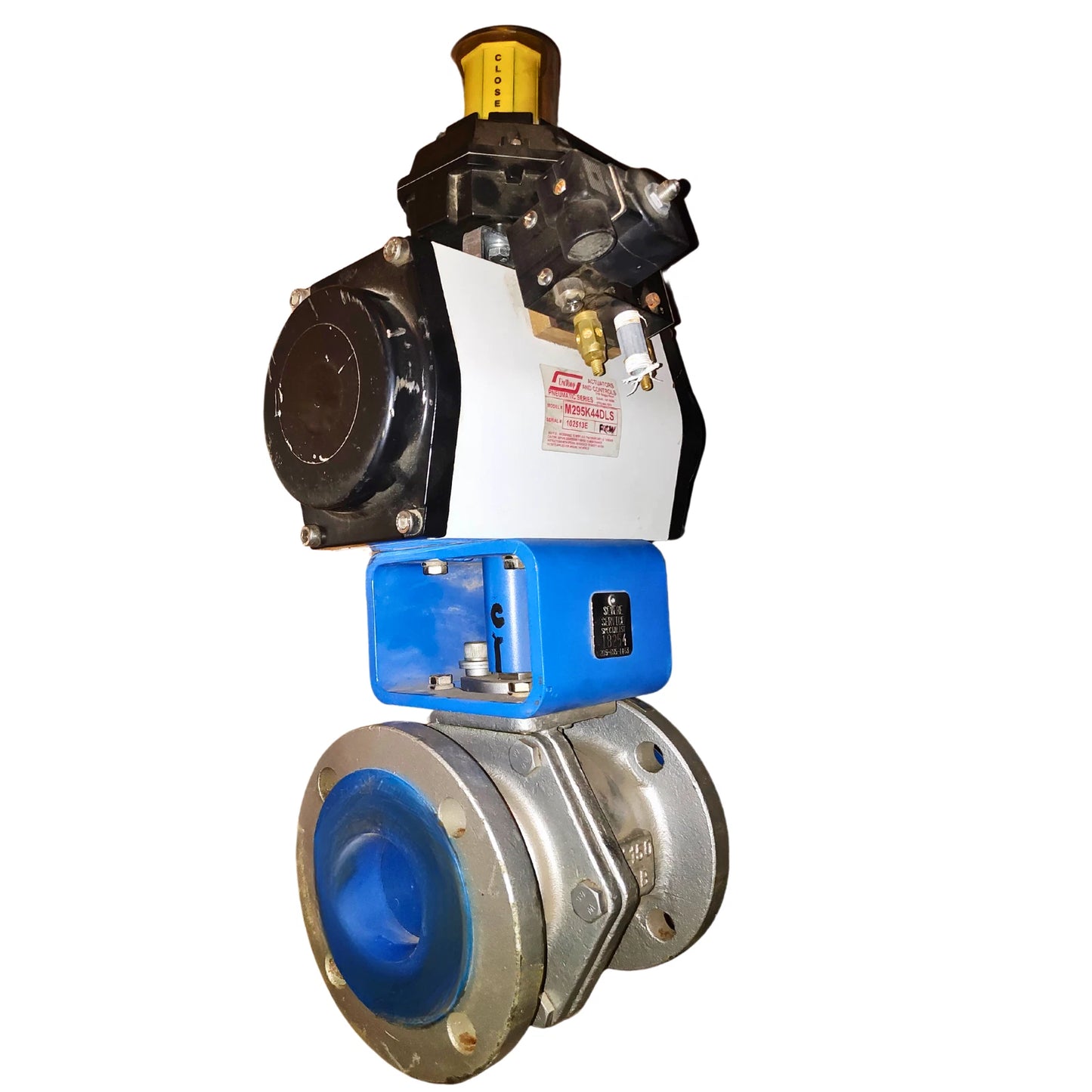 MARWIN 3" 150 CONTROL BALL VALVE SERIES 5801F W/ UNITORQ ACTUATOR M295K44DLS