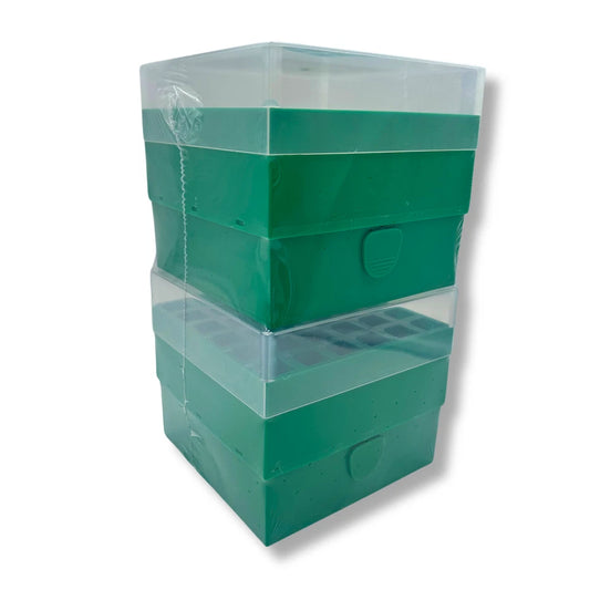 Square 36-Place Cryogenic Freezer Storage Boxes 15mL Tubes 2/PK - USA Scientific