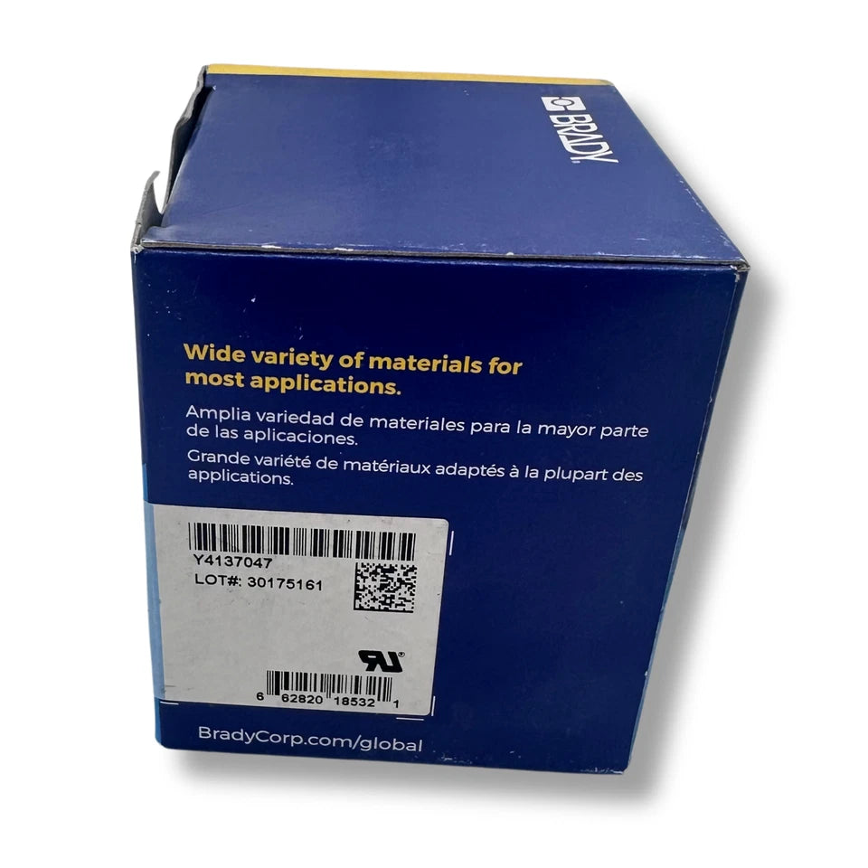 Brady 1.5" x 4" Blue/Translucent Self-Laminating Vinyl Label Roll PTL-33-427-BL