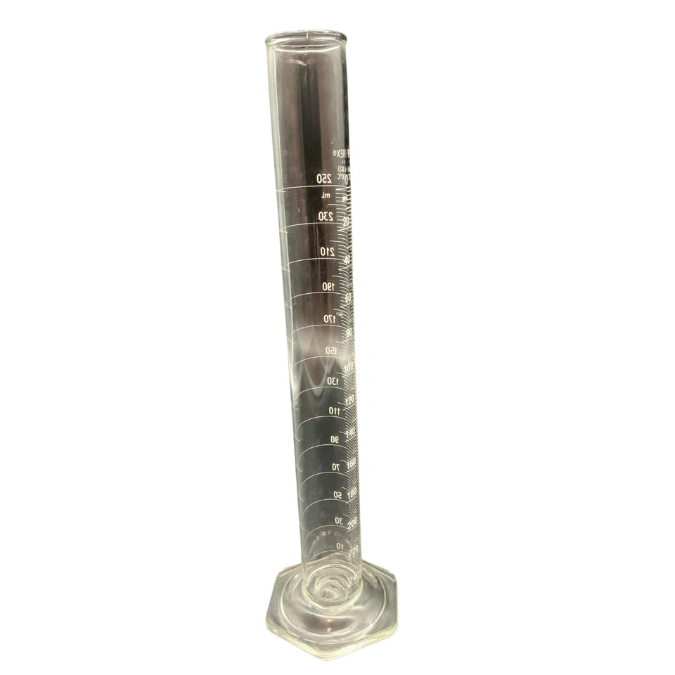 Corning 3025-250 PYREX 250mL Graduated Cylinder w/ Double Metric Scale