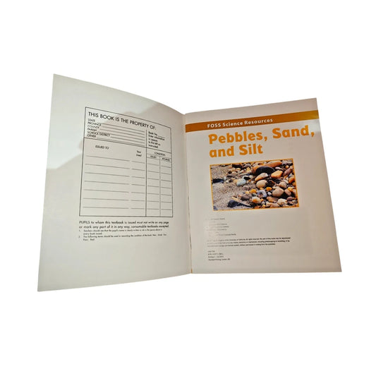 FOSS Next Generation Pebbles, Sand, and Silt Science Resources Student Book NEW