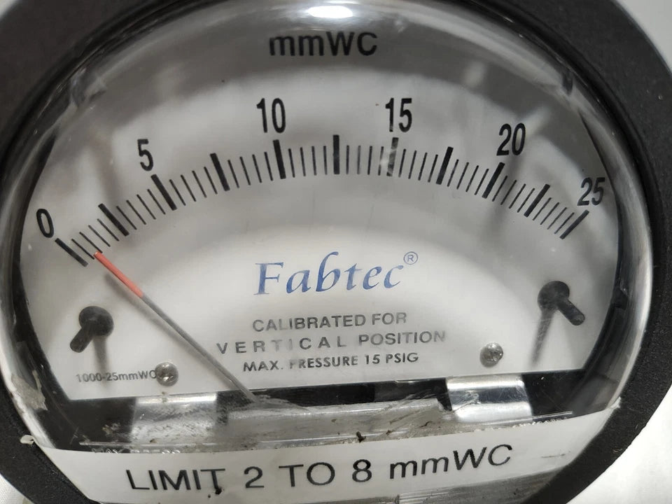 Dwyer Differential Pressure Gauge 15psig 1000-25mmWC | CALIBRATED | Manometer