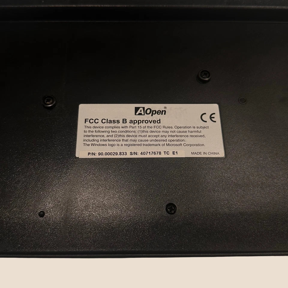AOpen 3 Keyboard Bundle (KM-826) Wired PS/2 Port Plug & Play Connection