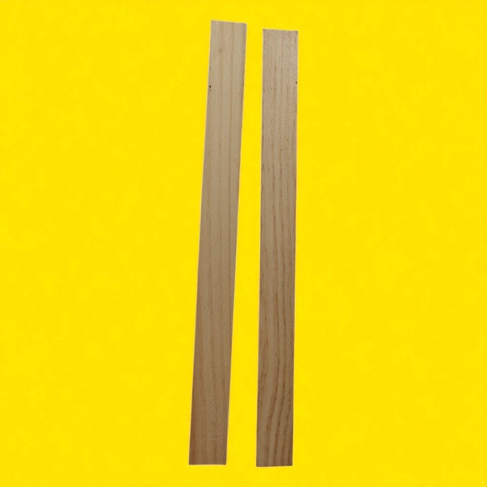 Set of 2 Wooden School Rulers 12 Inch / 30cm For Classroom, Home, Office, Craft