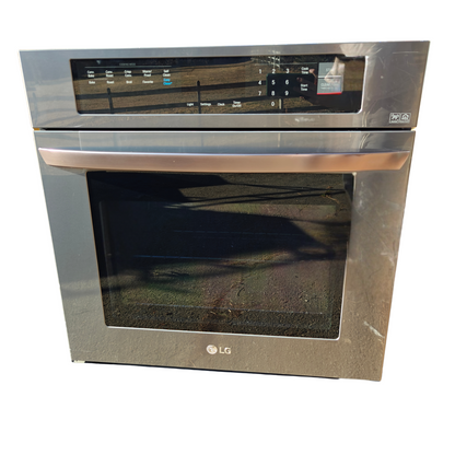 LG LWS3063BD 4.7 cu. ft. Stainless Electric Convection Single Built-In Wall Oven