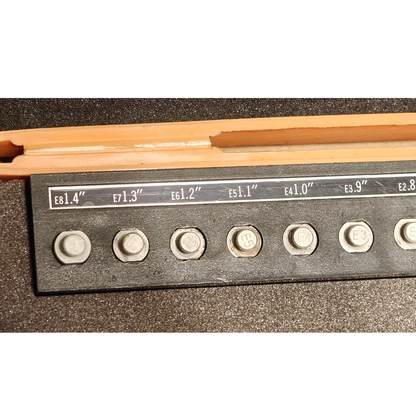 Mitutoyo 511-104N Dial Bore Gauge Set 0.7-1.4" Range .0001" 2923-10 Indicator
