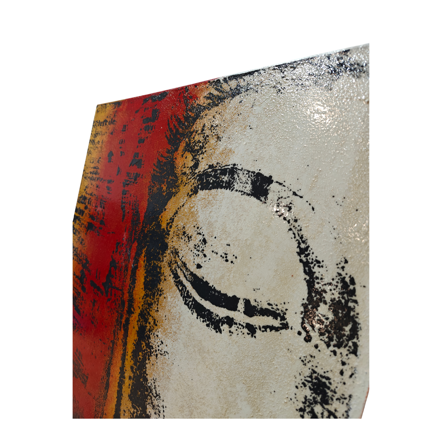 Abstract Buddha Canvas Diptych Wall Art Decor Textured Modern Painting Set of 2