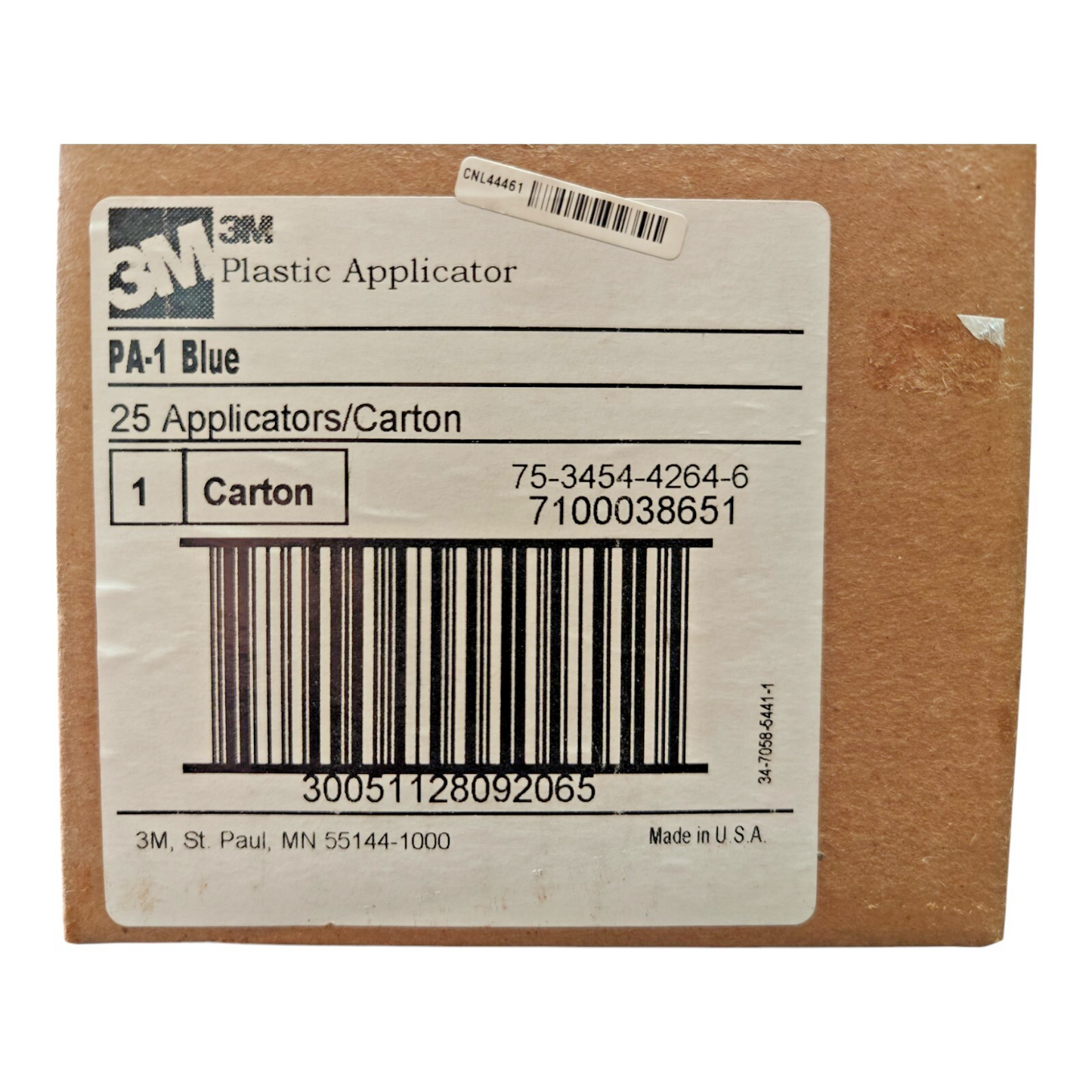 3M PA1-B Hand Applicator Squeegee Blue 25/Carton | Vinyl Wrap Tool