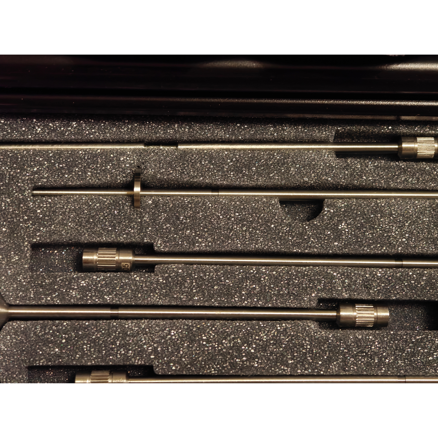 Brookfield Ametek RV Viscometer Spindle Set 316 SS Spindles 1-7 w/ Hard Case
