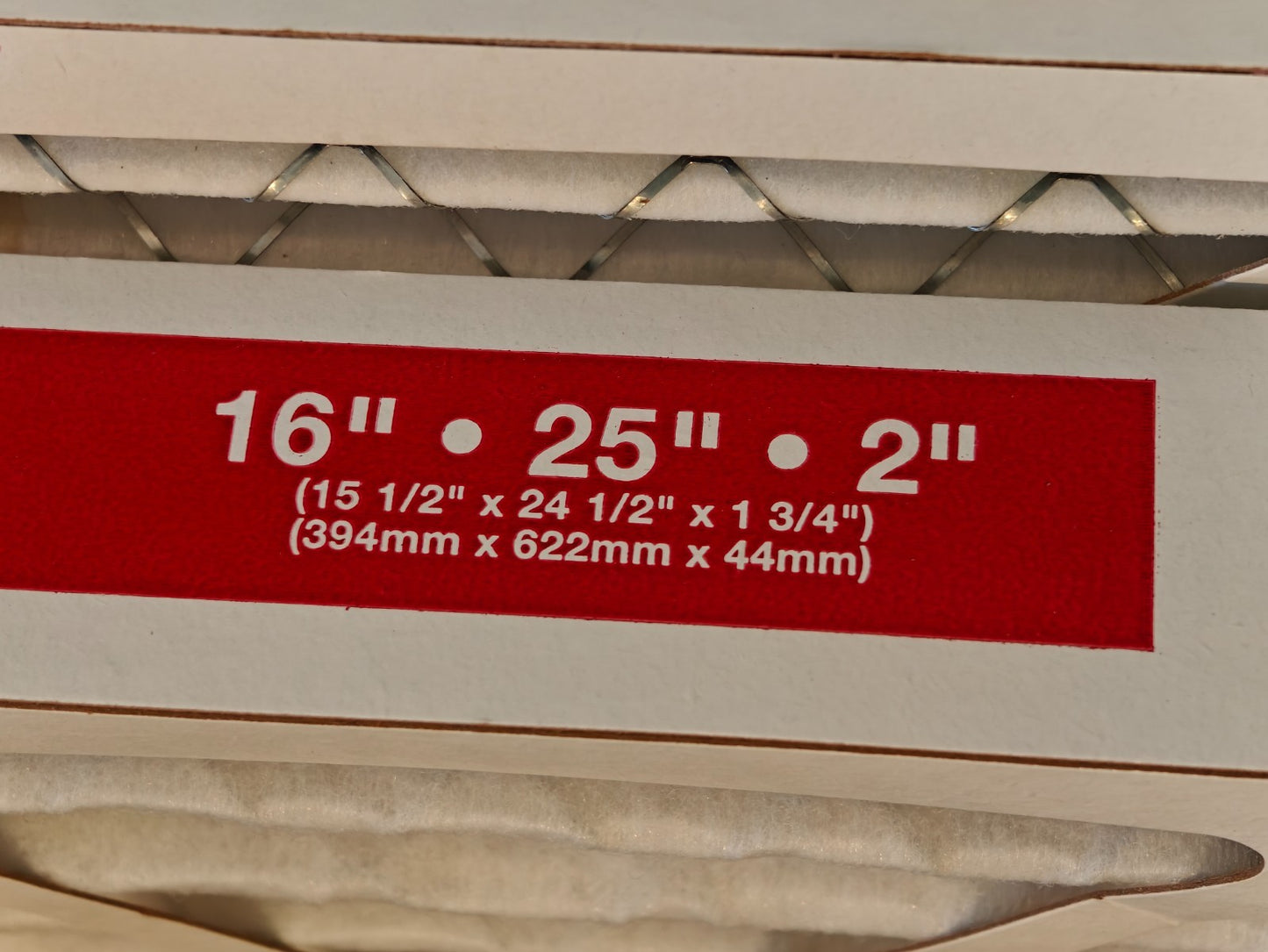 AAF Flanders 148802600 MEGApleat M9 | 16"x25"x2" HVAC Air Filters | 6-Pack | NEW