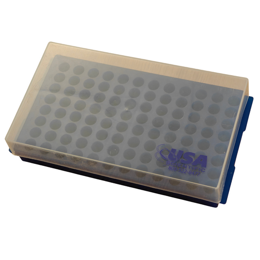 USA Scientific 96-Place BestRack  8 x 12 2396-5048 Blue Tube Rack