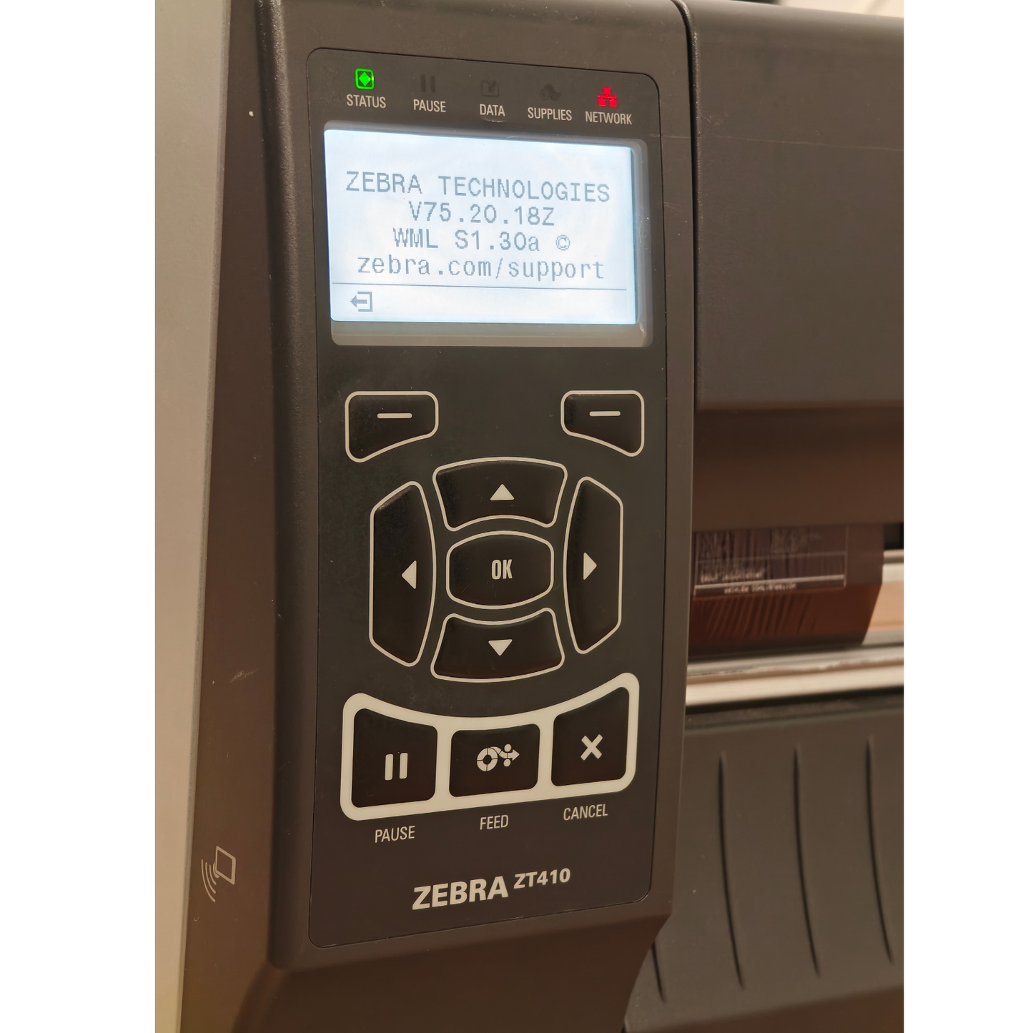 Zebra ZT410 Thermal Transfer Industrial Label Printer ZT41046-T010000Z - TESTED