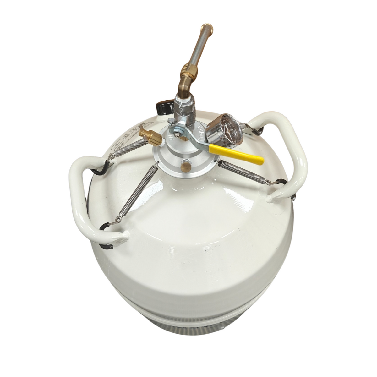 MVE Lab 20 Liquid Nitrogen LN2 Dewar 20L Cryogenic Storage Tank Dispenser Gauge