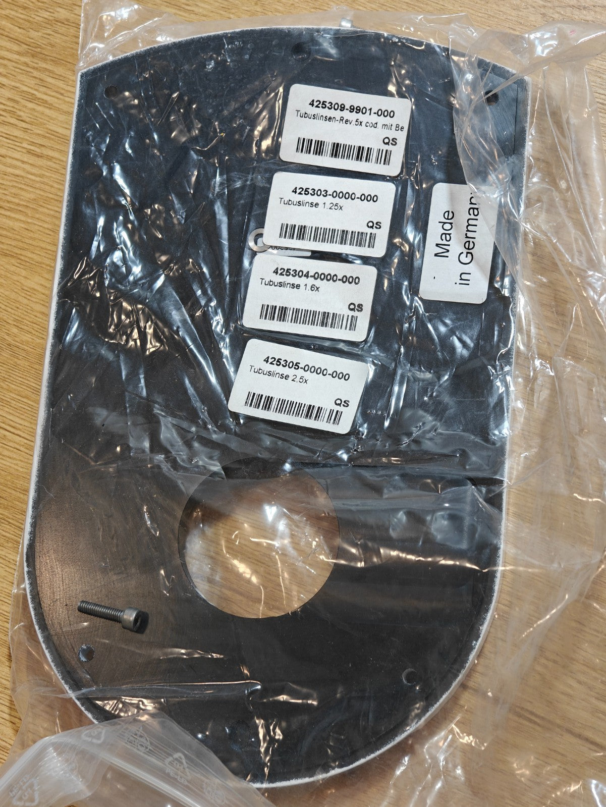 ZEISS Axiovert Microscope Tubus Lens Set  1.25x 1.6x 2.5x 5x OEM | NEW