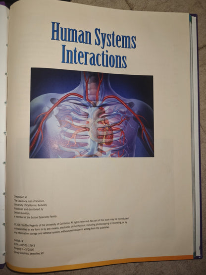 FOSS Human Systems Interactions - Science Learning Resources - Hardcover Book