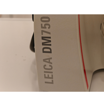 Leica DM750 Binocular Microscope w/ 4 HI PLAN Objectives 4x 10x 40x 100x Oil