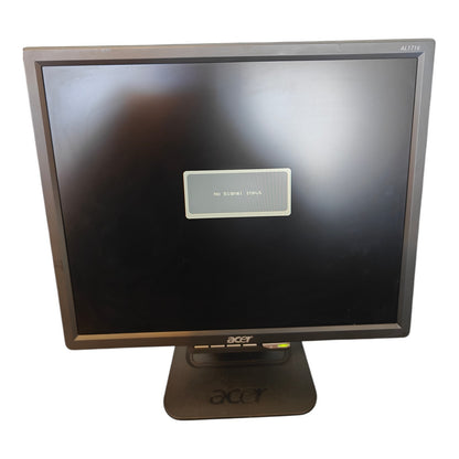 Acer AL1716 17" LCD Monitor VGA DVI  1280x1024 Flat Panel Display Compact