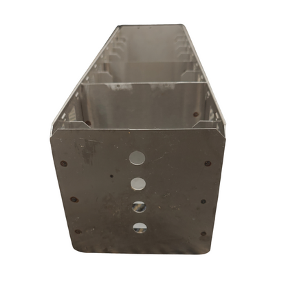 9-Tier Stainless Steel Hanging Lab Chest Freezer Rack for 2" Square Cryoboxes