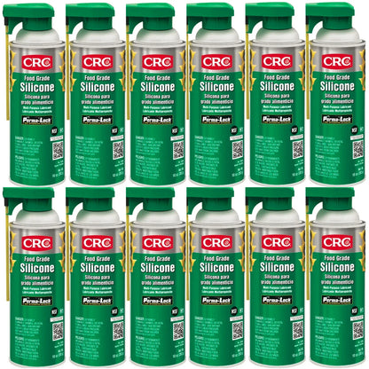 CRC 03040 Food Grade Silicone Lubricant Aerosol Spray - Full Case of 12 New