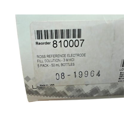 Thermo Electron Orion 810007 ROSS Reference Electrode Fill Solution 5-Pack | NEW