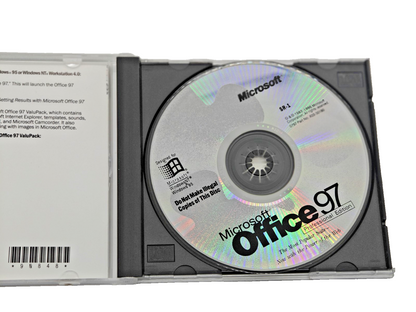 MICROSOFT OFFICE 97 Professional Edition (CD, 1997) with CD Key Code
