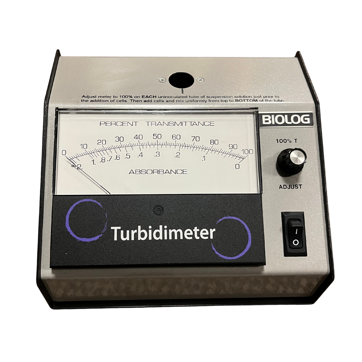 Biolog Turbidimeter Model 21907 Analog Transmittance Absorbance Lab Meter