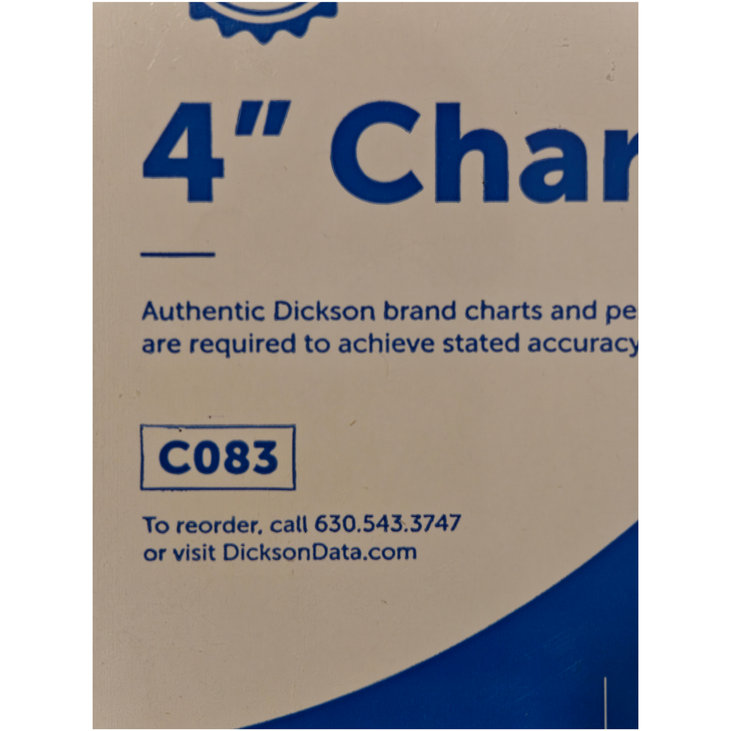Dickson C083 4" Circular Chart Paper Recorder 7-day 60 Pack | NEW