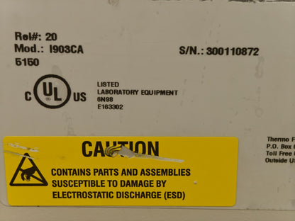 Fisher Scientific Isotemp I903CA ULT Lab Chest Freezer -86°C with Chart Recorder