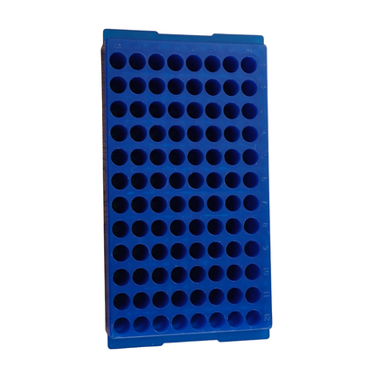 USA Scientific 96-Place BestRack  8 x 12 2396-5048 Blue Tube Rack