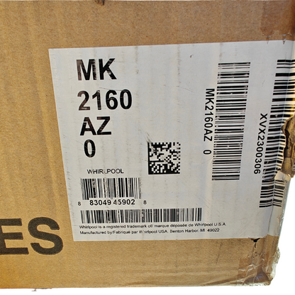Whirlpool MK2160AZ 30" Microwave Trim Kit Stainless Steel Built-In Frame OEM NEW