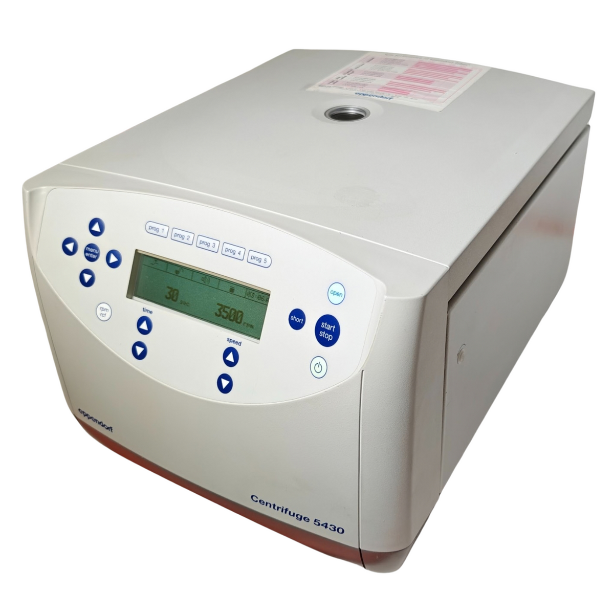 Eppendorf Centrifuge 5430 w/ FA-45-30-11 Aerosol-Tight 30-Place Rotor