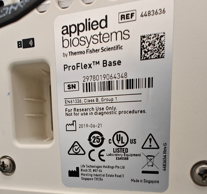 Applied Biosystems ABI ProFlex PCR Base System w/ Dual 384-Well Blocks | TESTED