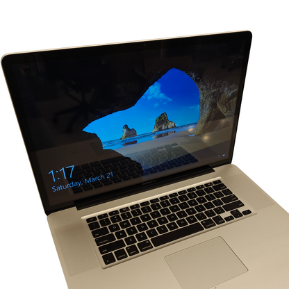 Apple MacBook Pro 17" Mid 2010 2.66GHz i7 4GB RAM Dual Boot Win 10 Pro / macOS